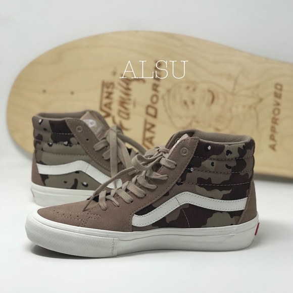 Vans Shoes Vans Sk8hi Pro Desert Camo Stucco W Authentic Poshmark